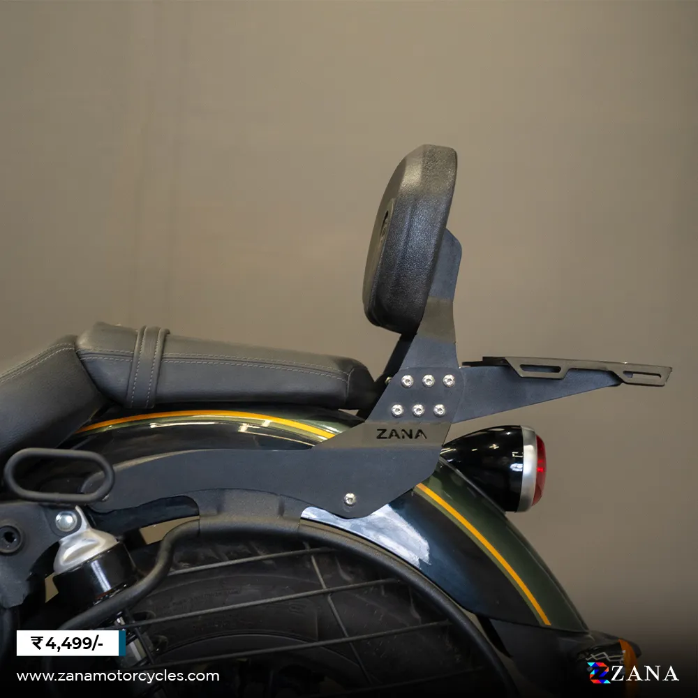 Zana- Top Rack Sheet Metal With Pillion Backrest For Super Meteor 650 - Image 2