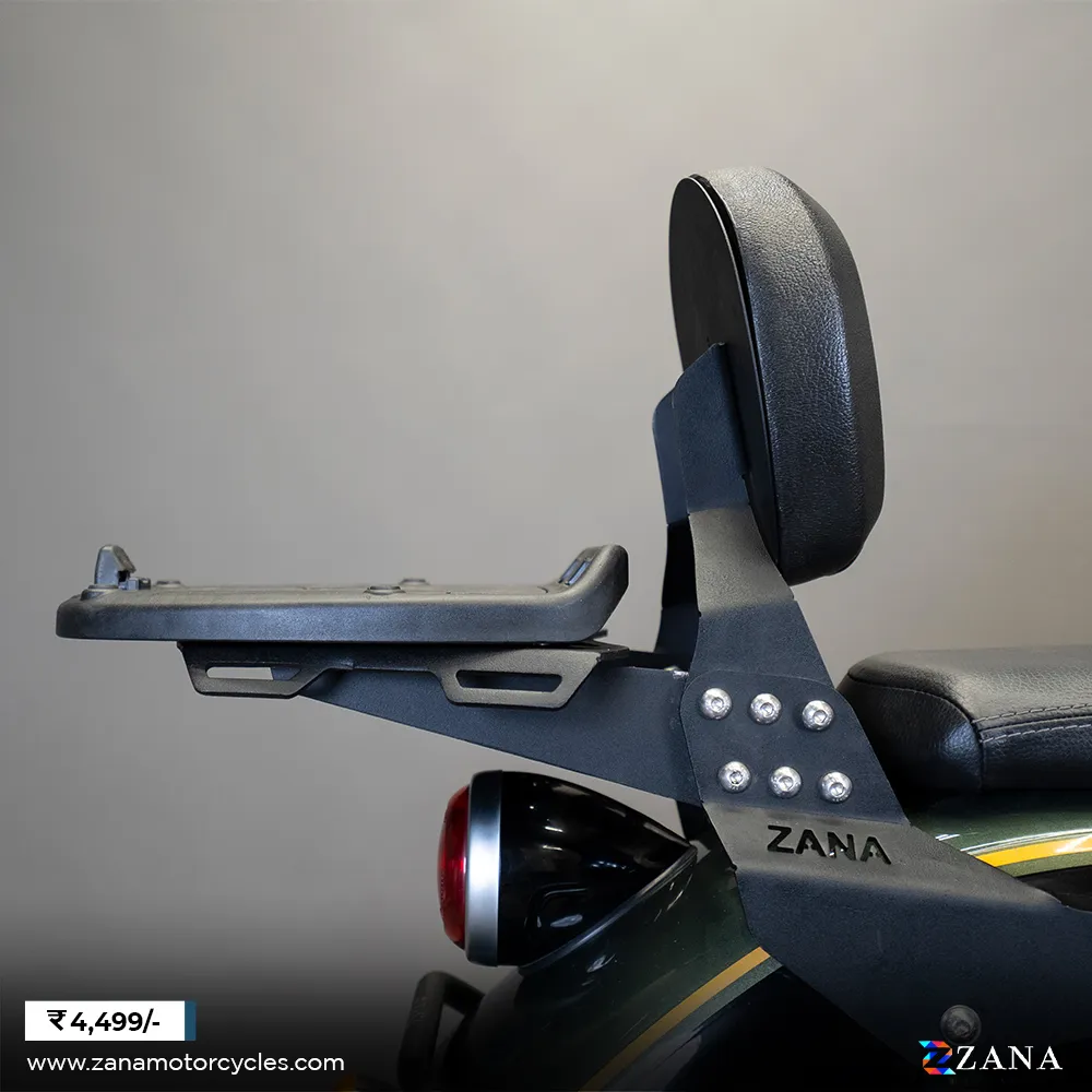 Zana- Top Rack Sheet Metal With Pillion Backrest For Super Meteor 650 - Image 10