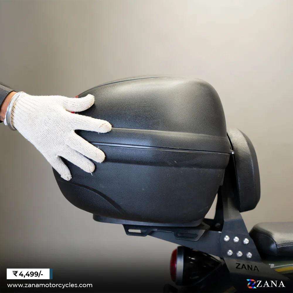 Zana- Top Rack Sheet Metal With Pillion Backrest For Super Meteor 650 - Image 11