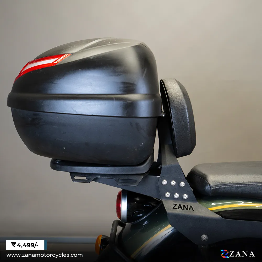 Zana- Top Rack Sheet Metal With Pillion Backrest For Super Meteor 650 - Image 12