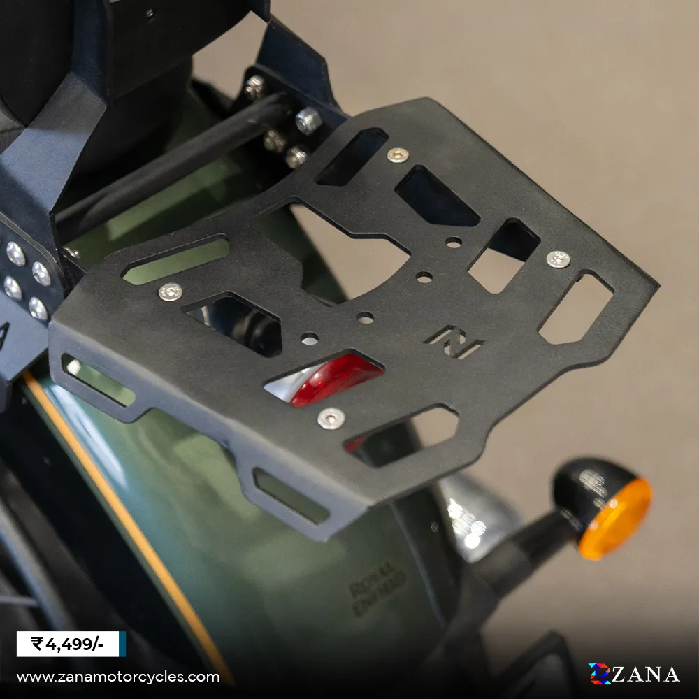 Zana- Top Rack Sheet Metal With Pillion Backrest For Super Meteor 650 - Image 3