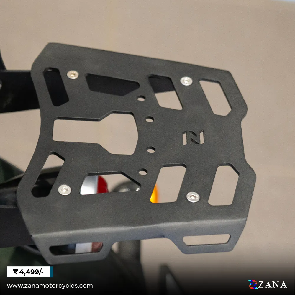 Zana- Top Rack Sheet Metal With Pillion Backrest For Super Meteor 650 - Image 4
