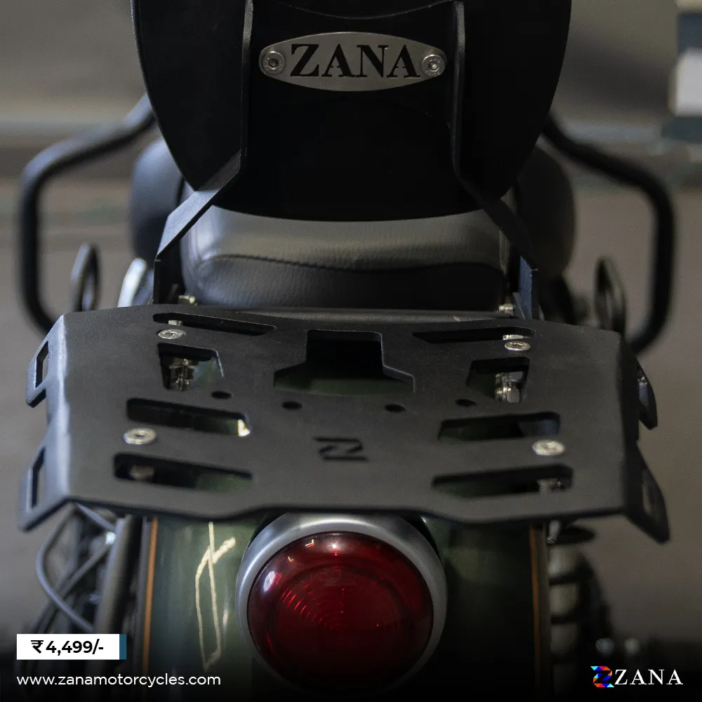 Zana- Top Rack Sheet Metal With Pillion Backrest For Super Meteor 650 - Image 6