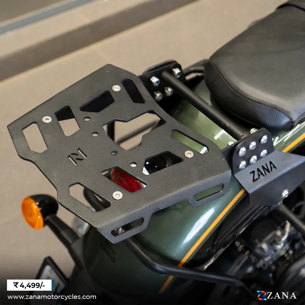 Zana- Top Rack Sheet Metal With Pillion Backrest For Super Meteor 650 - Image 9