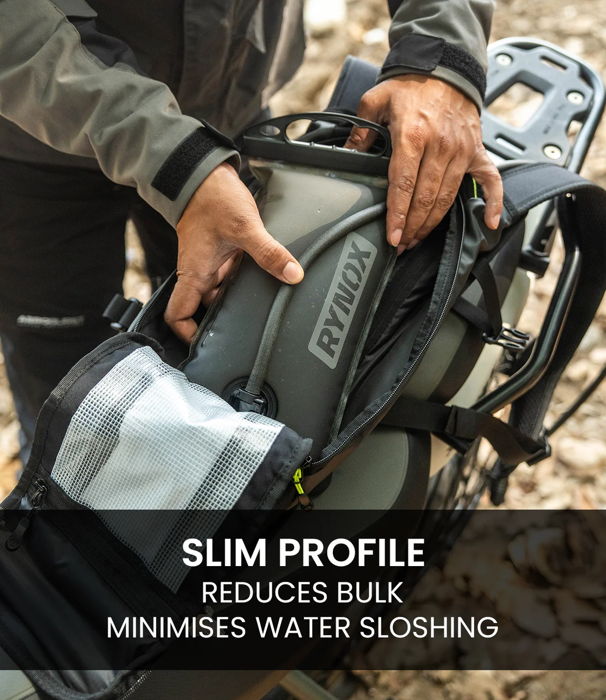 Rynox Reload Hydration Bladder Grey 3L - Image 10