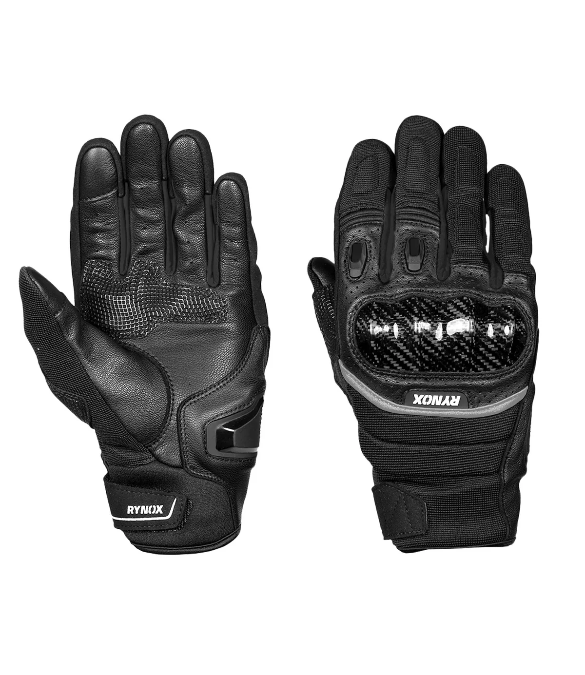 Rynox Striker GT Gloves - All Black - Image 2
