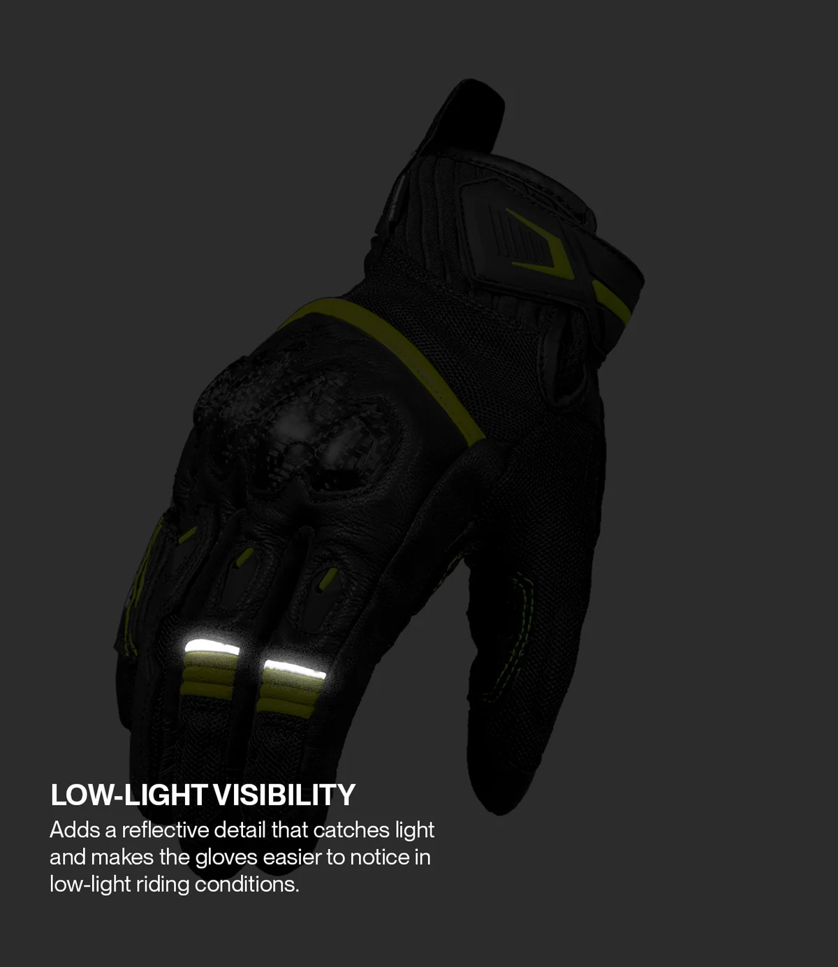 Rynox Tornado Pro 5 Gloves – Hi-Viz Green - Image 8