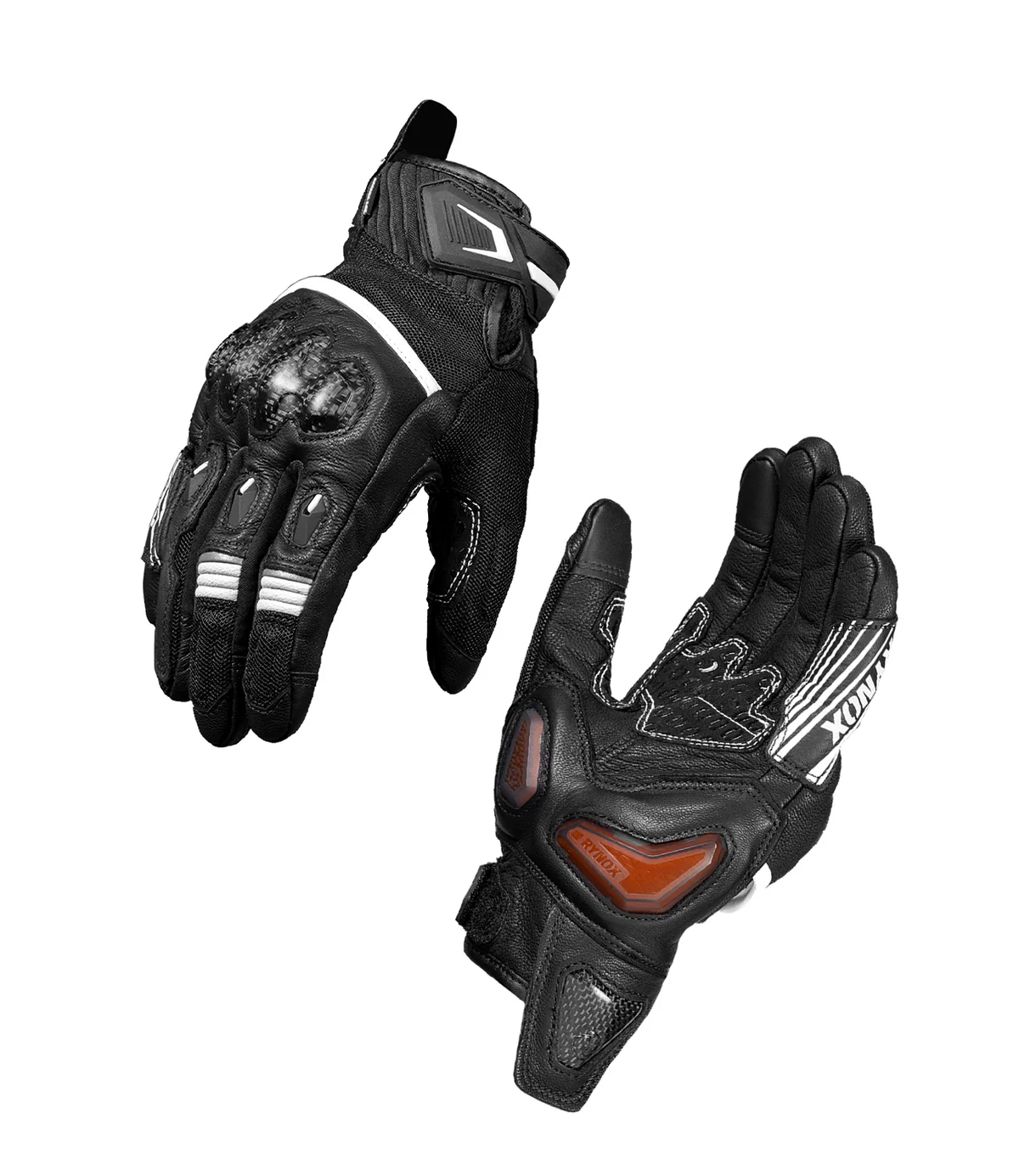 Rynox Tornado Pro 5 Gloves - Black White