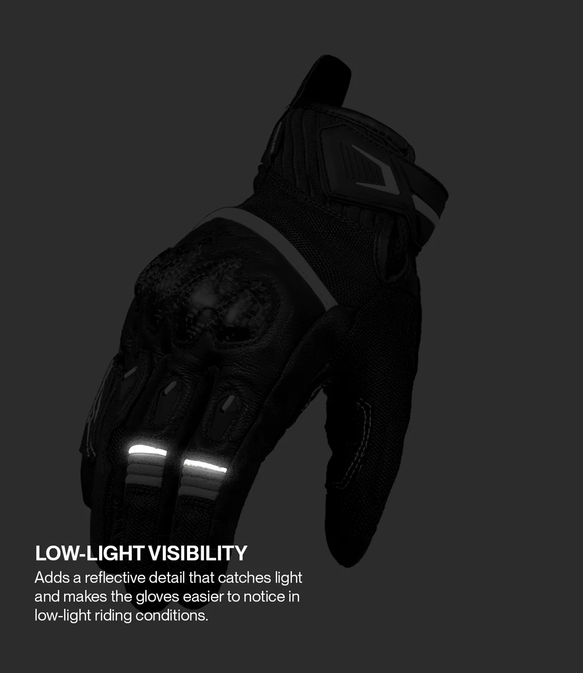 Rynox Tornado Pro 5 Gloves - Black White - Image 7