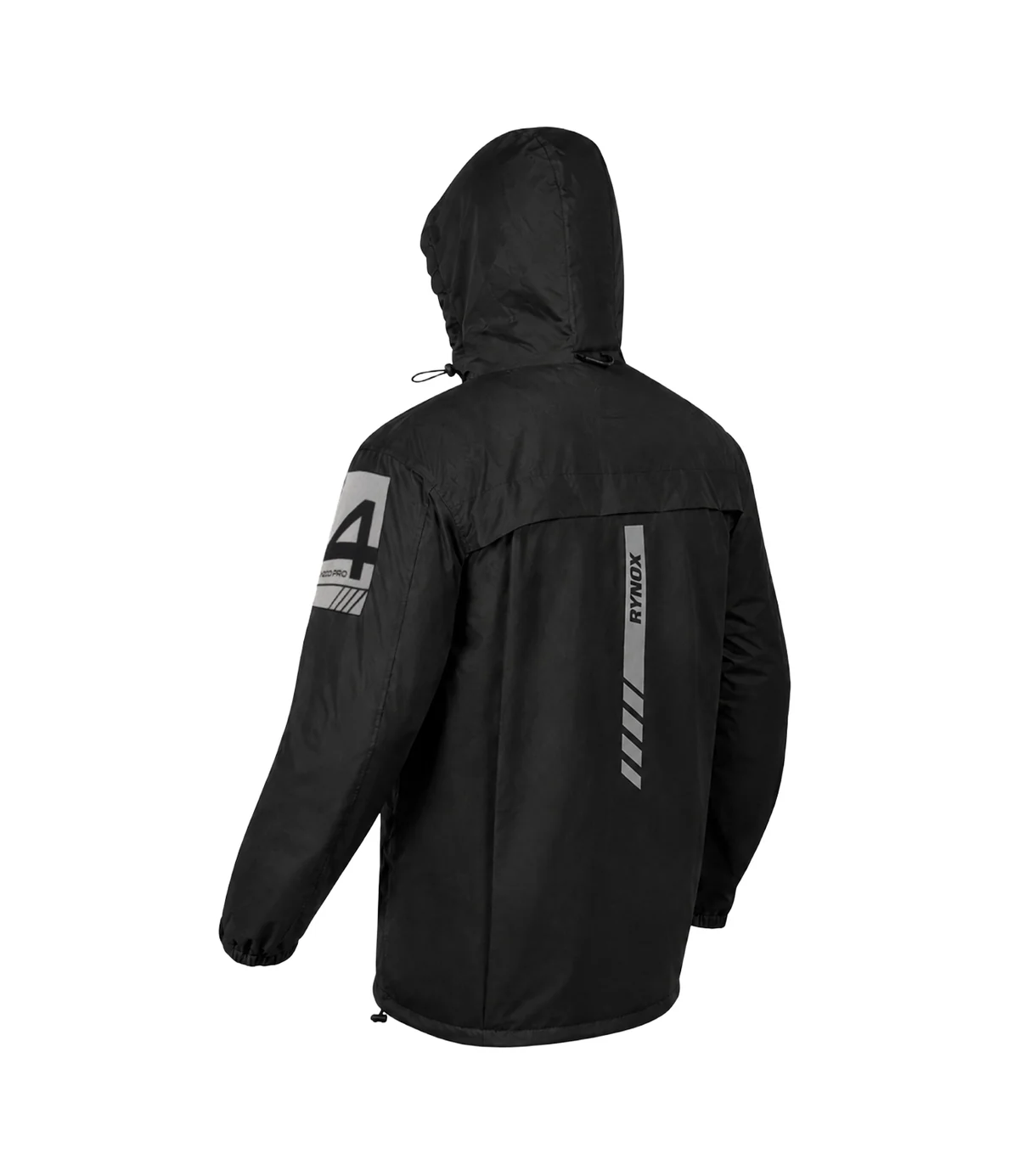 Rynox H2Go Pro 4 rain Jacket Black - Image 2
