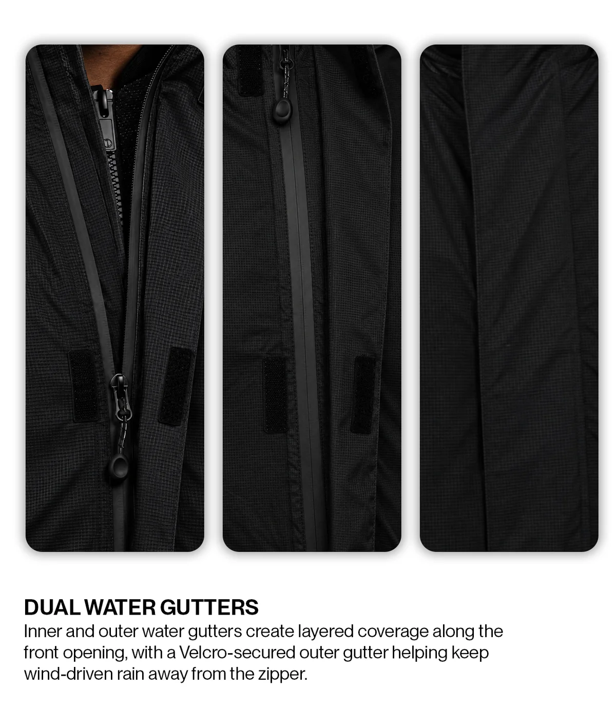 Rynox H2Go Pro 4 rain Jacket Black - Image 4