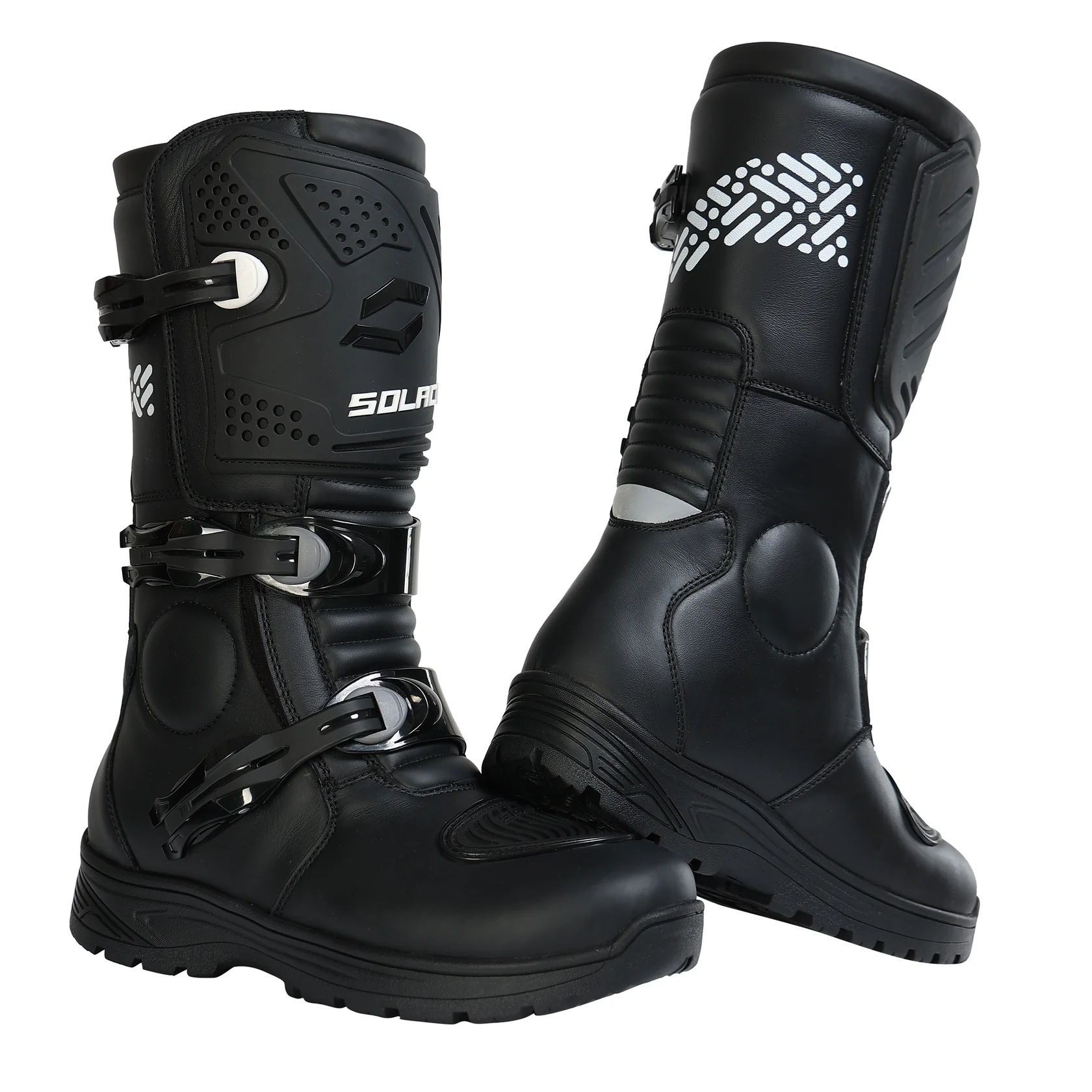 Solace Adventure X Pro V2 boots with KNOX® Micro-Lock™ (Pure Black)