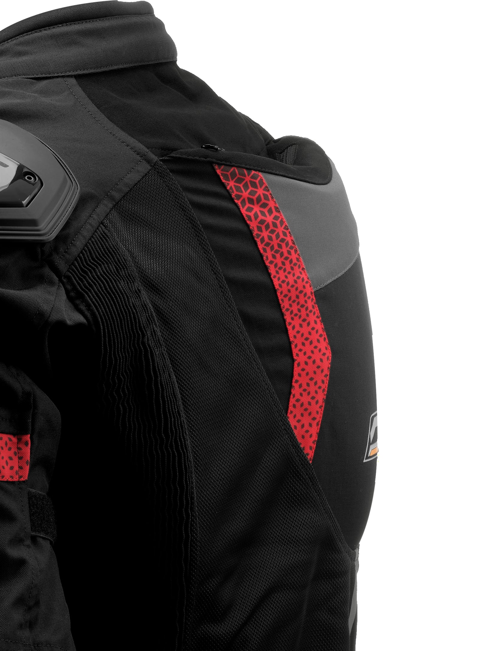 Solace Chicane Jacket (Black Red) - Image 5