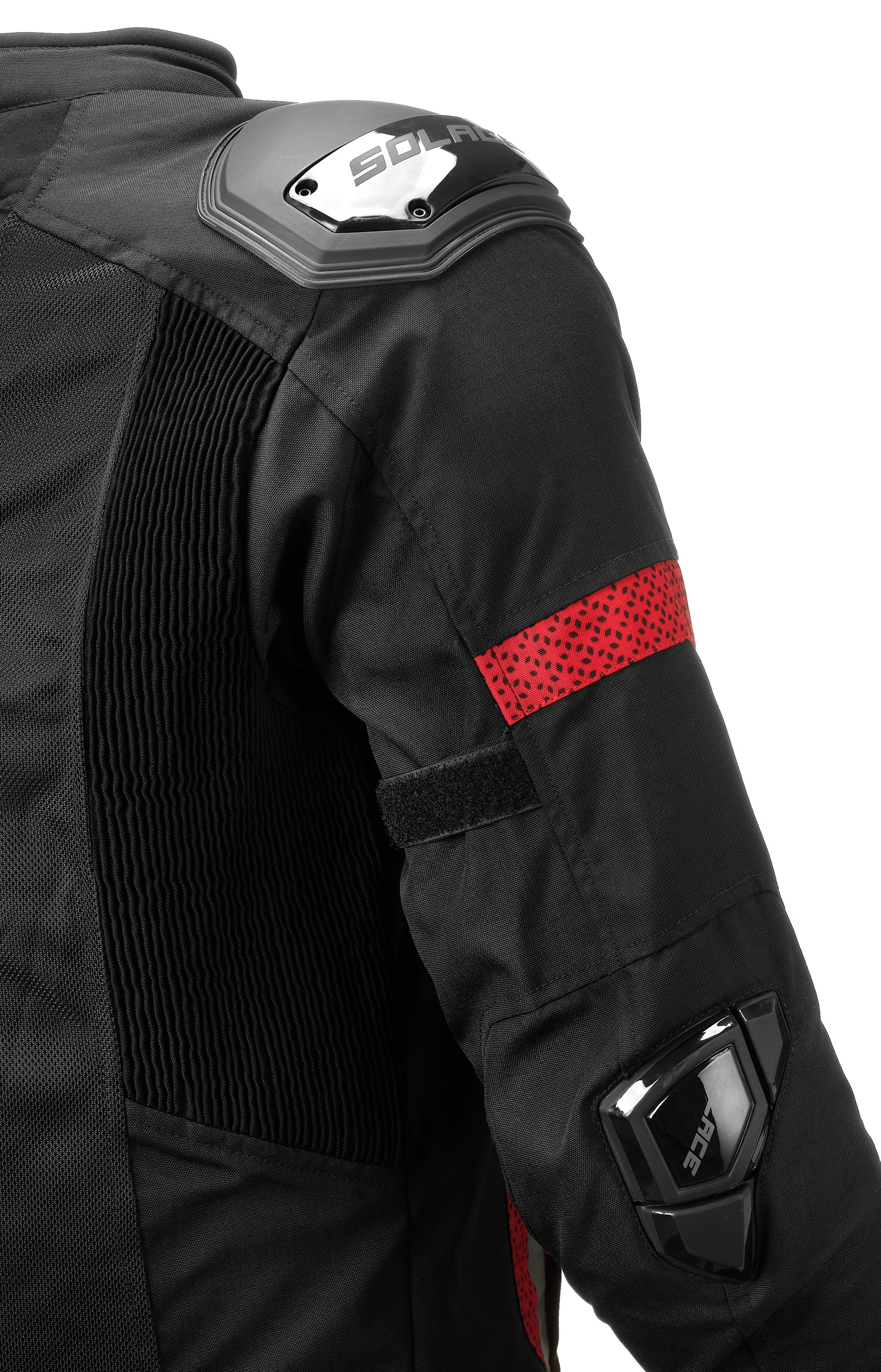 Solace Chicane Jacket (Black Red) - Image 8