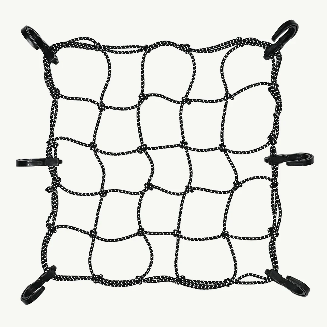 Viaterra Bungee Tie Down Net - Reflective (12″ X 12″)