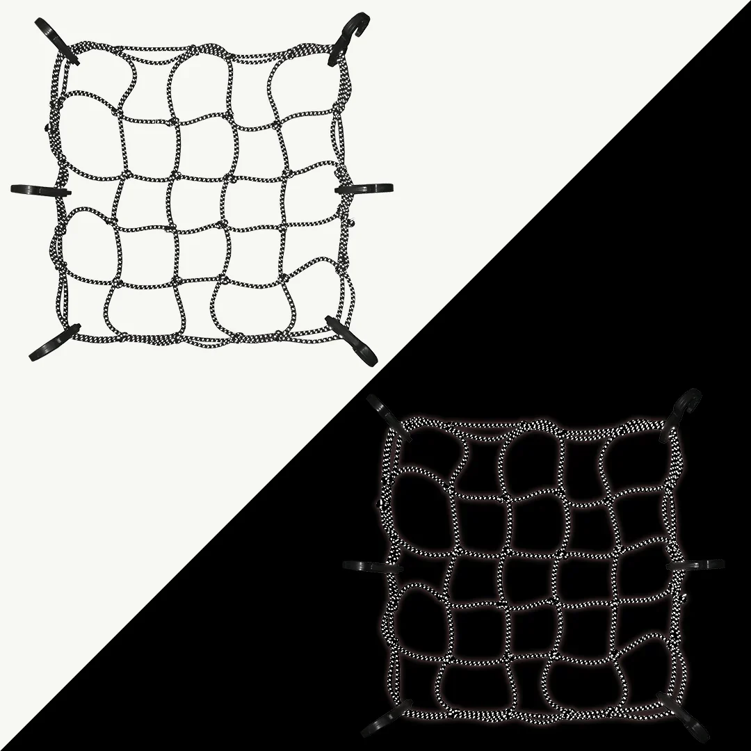 Viaterra Bungee Tie Down Net - Reflective (12″ X 12″) - Image 3